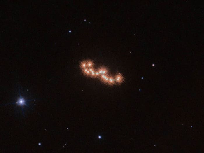 Twelve images of Lurhman 16AB taken by the Hubble Space Telescope