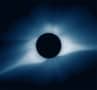 An approximation of what the human eye may see during the total solar eclipse, according to the team's final simulation