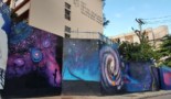 physics-themed urban graffiti at the Brazilian Center for Physical Research in Rio de Janeiro