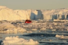 Photo of Greenland's largest glacier