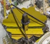 Photo of the JWST's primary mirror