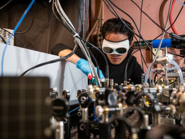 The laser-based breathalyser in the Ye lab at JILA