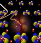 A quasiparticle broken up by an ultrashort light pulse