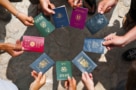 Photograph of passports