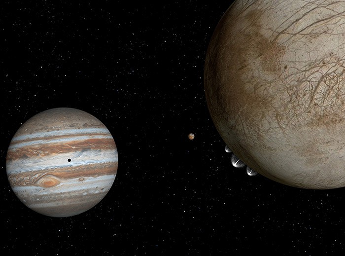 Artist's impression of Europa