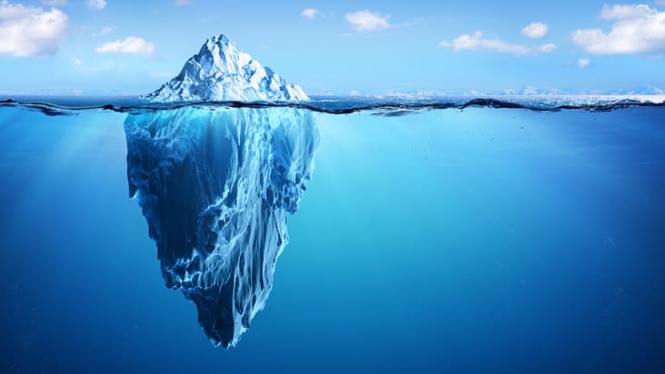 iceberg in the Arctic sea