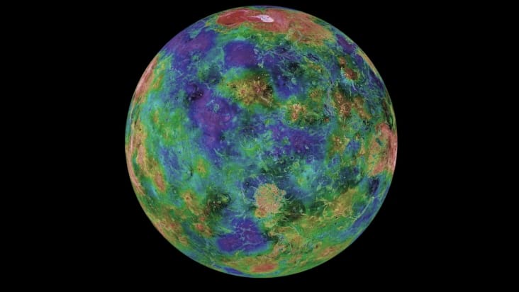 Radar imagery of Venus from the Magellan mission