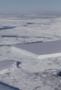 Photo of rectangular iceberg