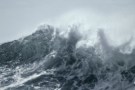 Ocean waves crashing