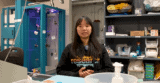 Student at the Reed Research Reactor