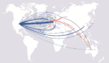 Migration world map