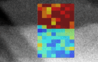 STEM image showing the thermal expansion coefficient of molybdenum diselenide